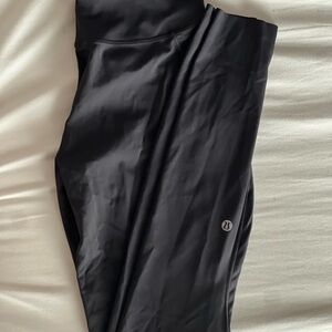 Lululemon Athletica Black Base Pace High rise Leggings size 4 28”